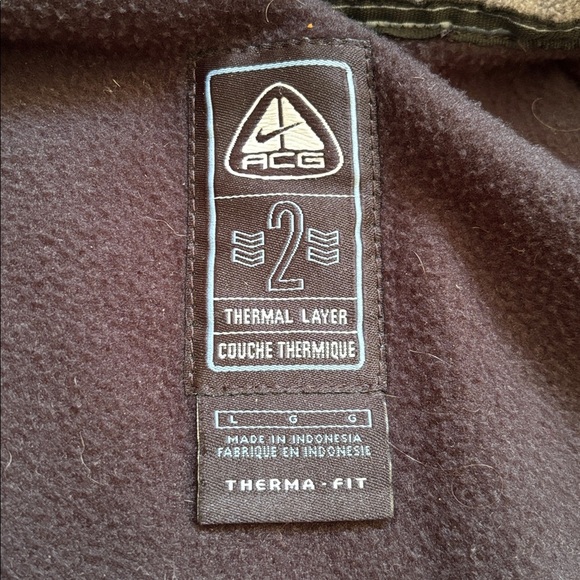 Nike ACG | Vintage Black Fleece Vest Therma Layer 2 Size Large - Picture 13 of 15